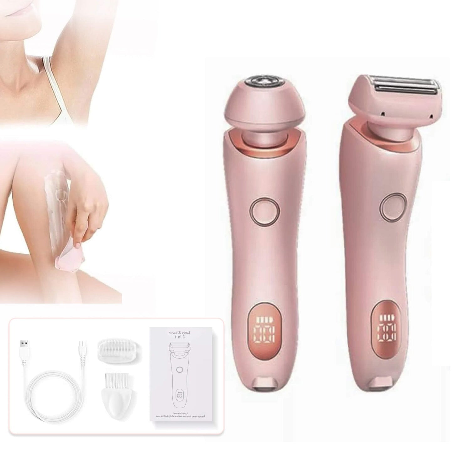 Women Pubic Shaver | Gentle Electric Razor for Sensitive Skin | Precise Trimming for Smooth Skin