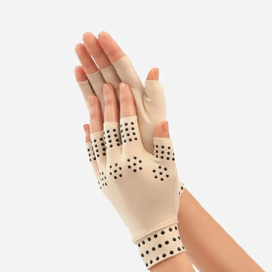 Fingerless Magnetic Compression Gloves for Arthritis