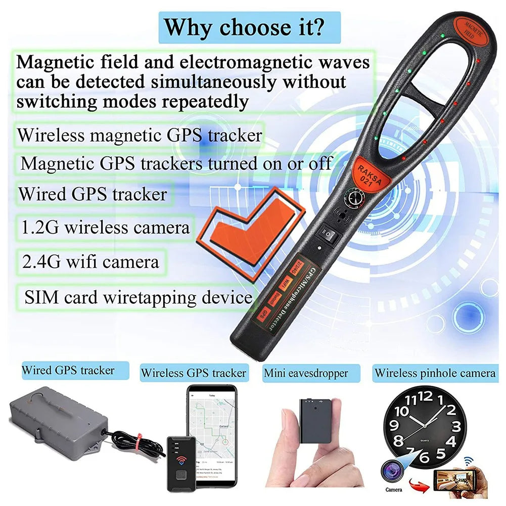 GPS tracker detector - the latest technology with free detection tube