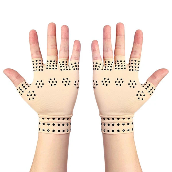 Fingerless Magnetic Compression Gloves for Arthritis
