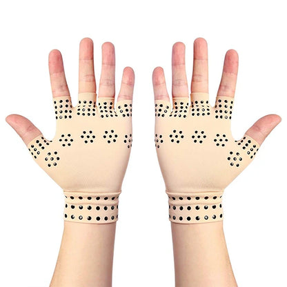 Fingerless Magnetic Compression Gloves for Arthritis