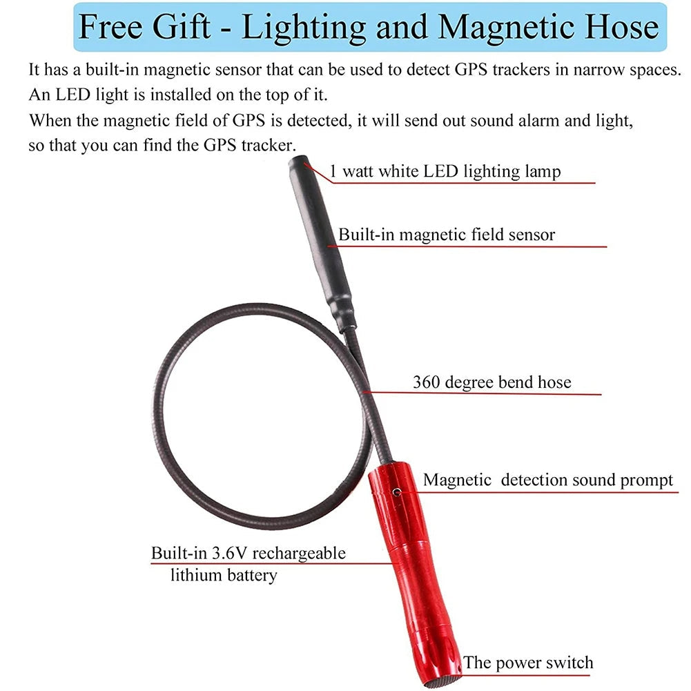 GPS tracker detector - the latest technology with free detection tube