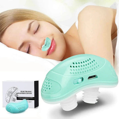 Silent anti-snoring device