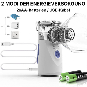 Portable ultrasonic nebulizer for inhalation