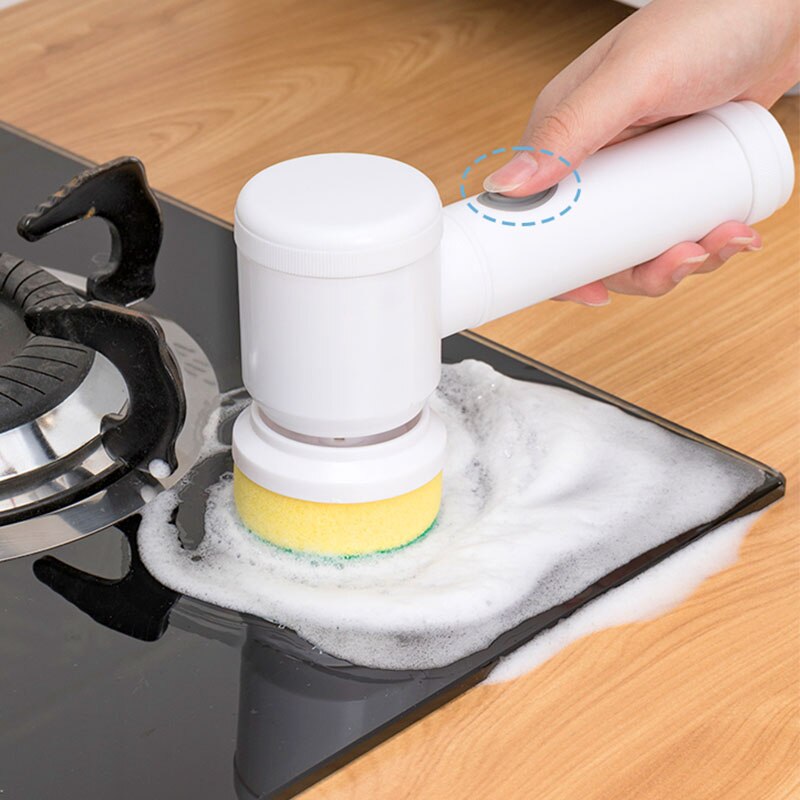 Cordless Electric Cleaning Brush: Multifunctional For The Kitchen And Bathroom