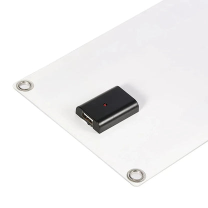 Solar Panel With Portable USB Battery, Waterproof