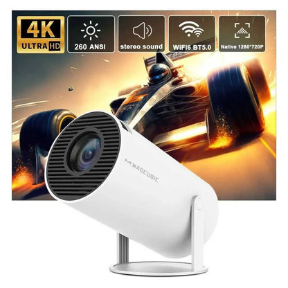 Portable 4K Projector With Remote Control