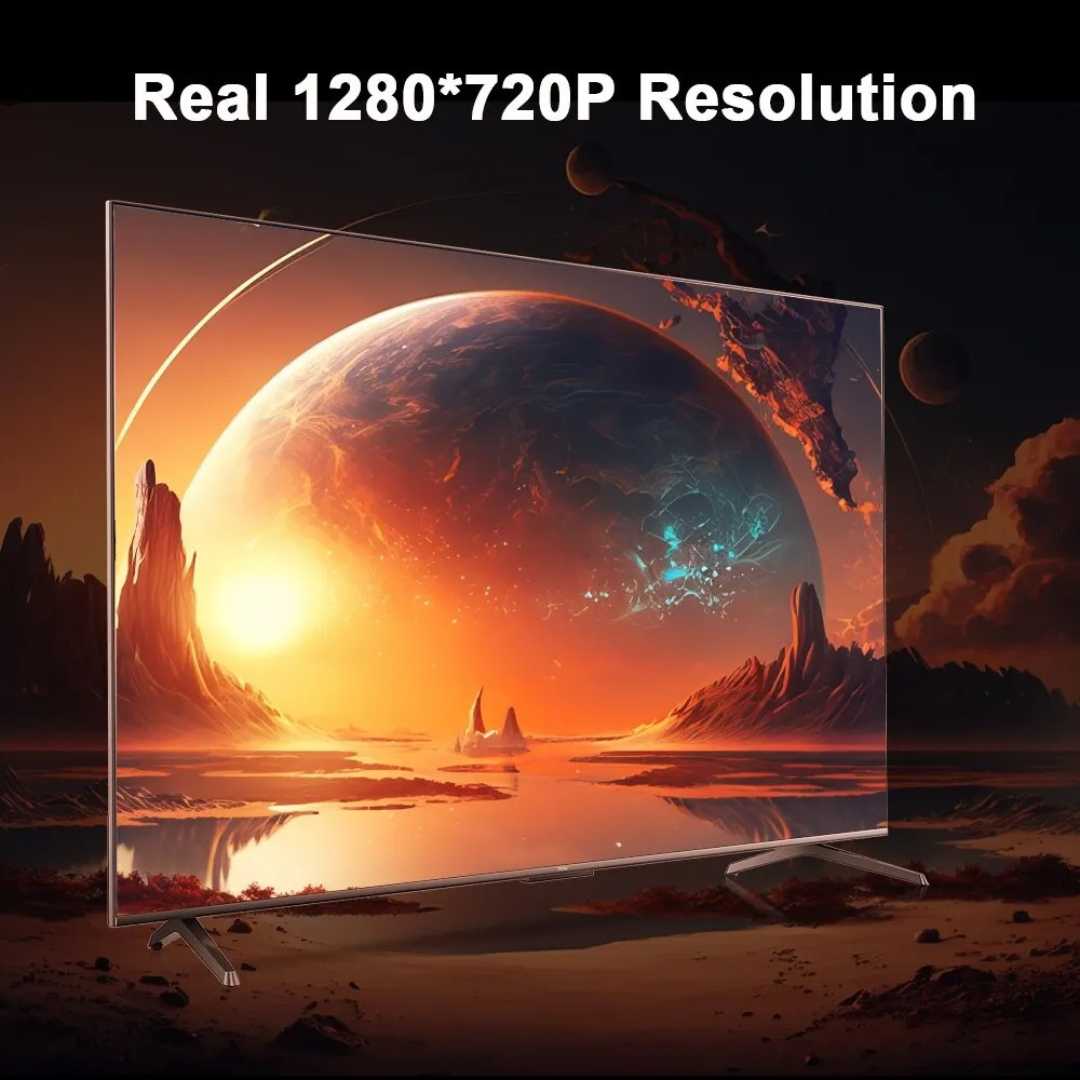 Portable 4K Projector With Remote Control