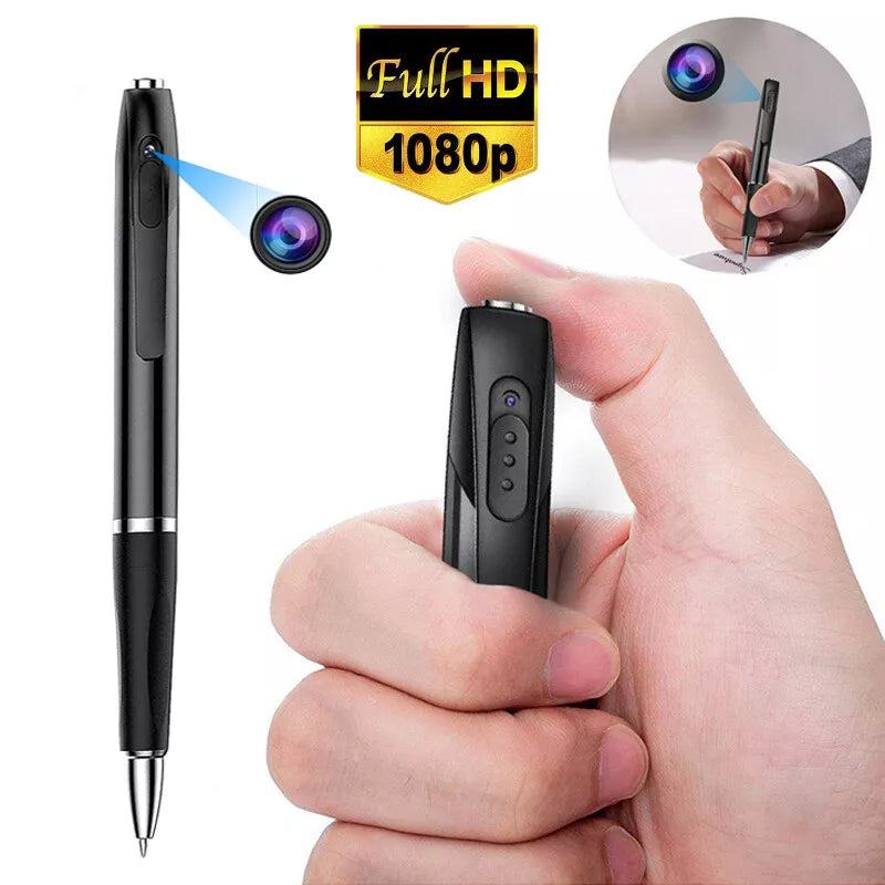Mini Camera Pen Pocket Digital Voice Video Recorder for Business Conference 1080P Wearable Body Micro Cam Security Cameras