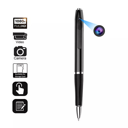 Mini Camera Pen Pocket Digital Voice Video Recorder for Business Conference 1080P Wearable Body Micro Cam Security Cameras