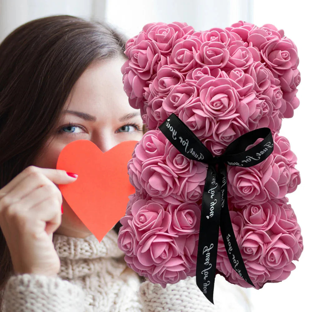 Roses teddy bear