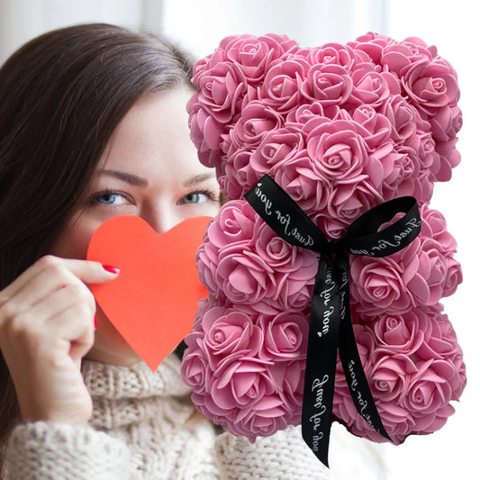 Roses teddy bear
