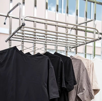 Stainless Steel Extendable Foldable Balcony Clothes Dryer
