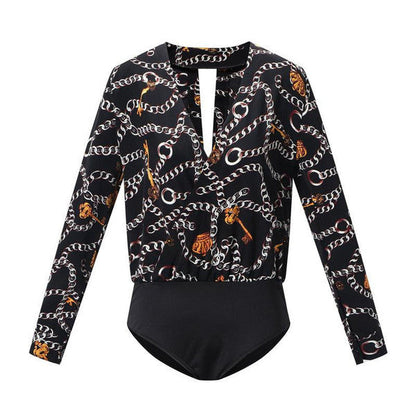 Vintage Printed Bodysuit