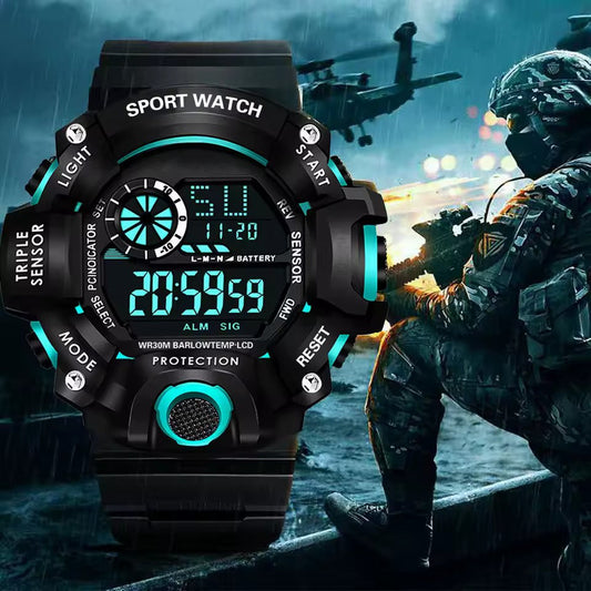 Men's Digital Sports Watch