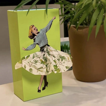 Flying Skirt Tissue Box