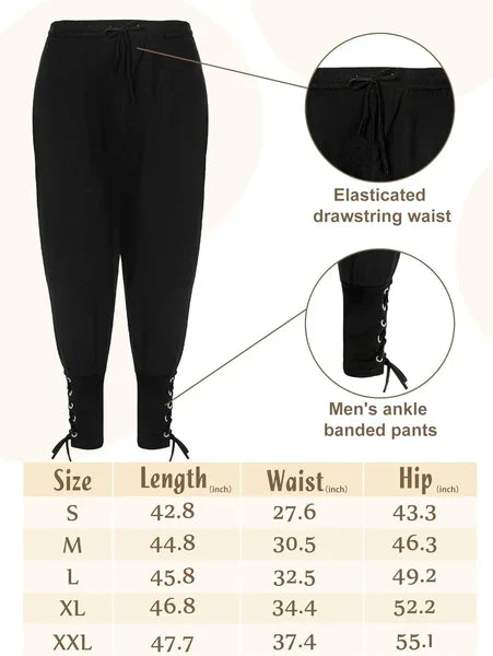 Official 4 Pcs Men's Pirate Costume