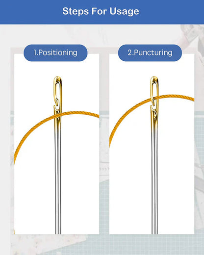 Self Threading Sewing Needles