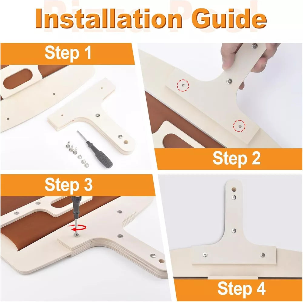 Sliding Pizza Peel – Easily Transfer & Serve Your Pizza