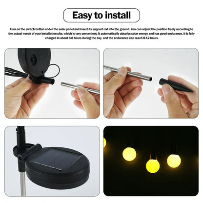 Solar Powered Firefly Lights