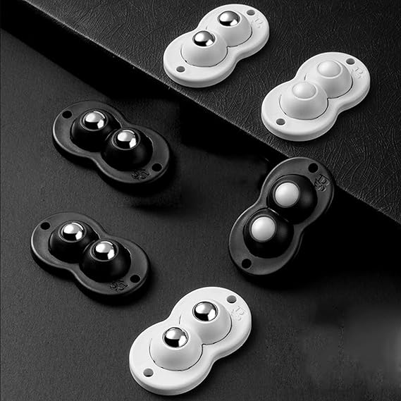 Self-adhesive all-purpose castors, set of 4