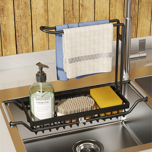 Adjustable Storage Shelf For The Sink