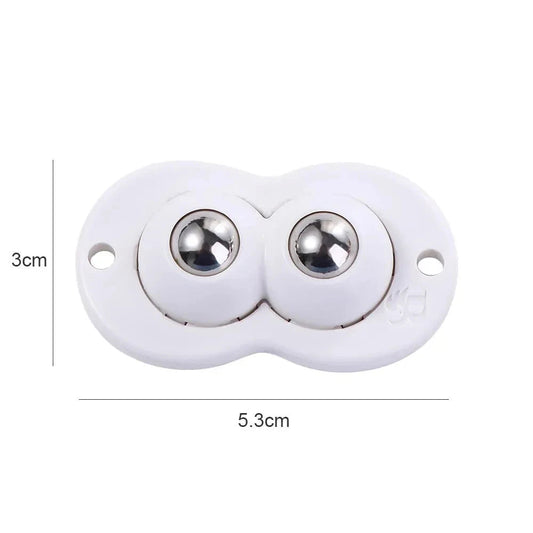 Self-adhesive all-purpose castors, set of 4