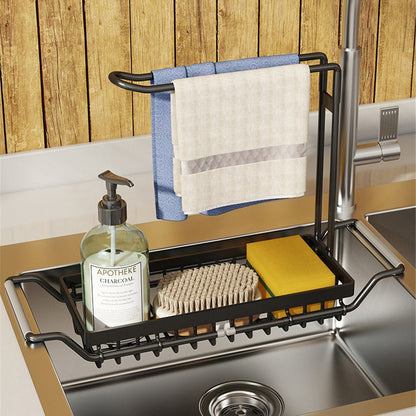 Adjustable Storage Shelf For The Sink