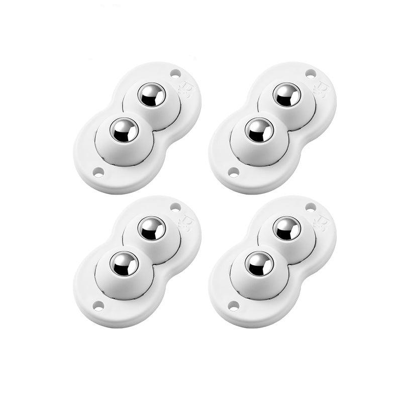 Self-adhesive all-purpose castors, set of 4