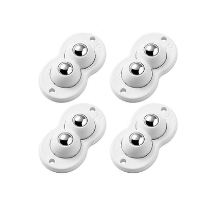 Self-adhesive all-purpose castors, set of 4