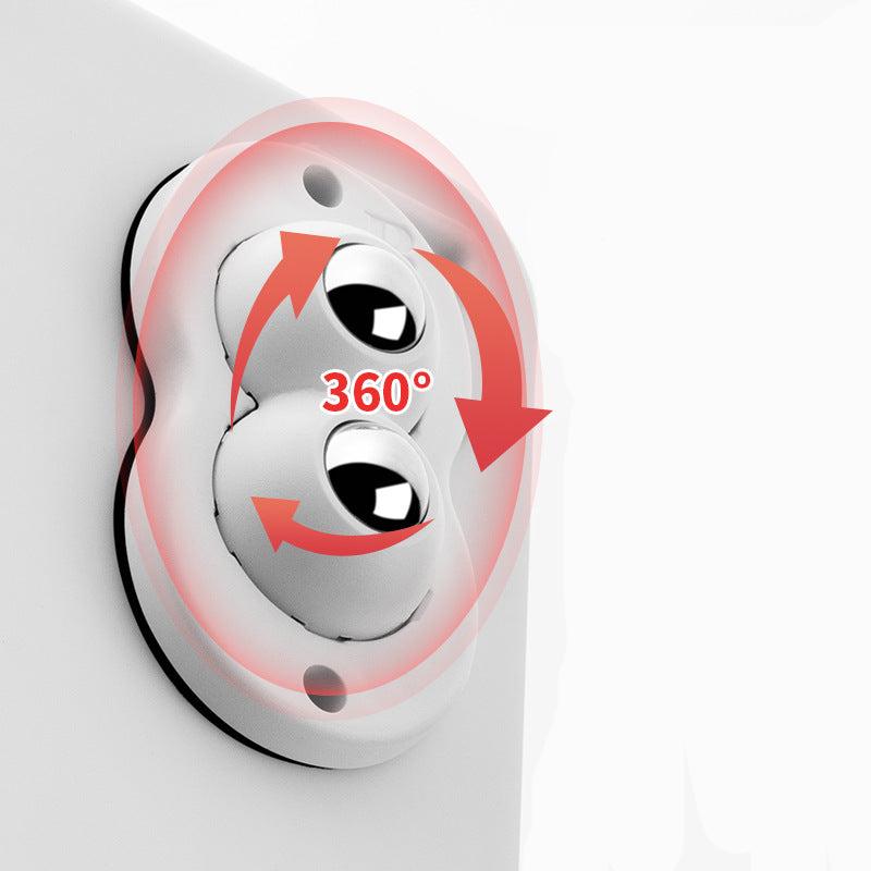 Self-adhesive all-purpose castors, set of 4