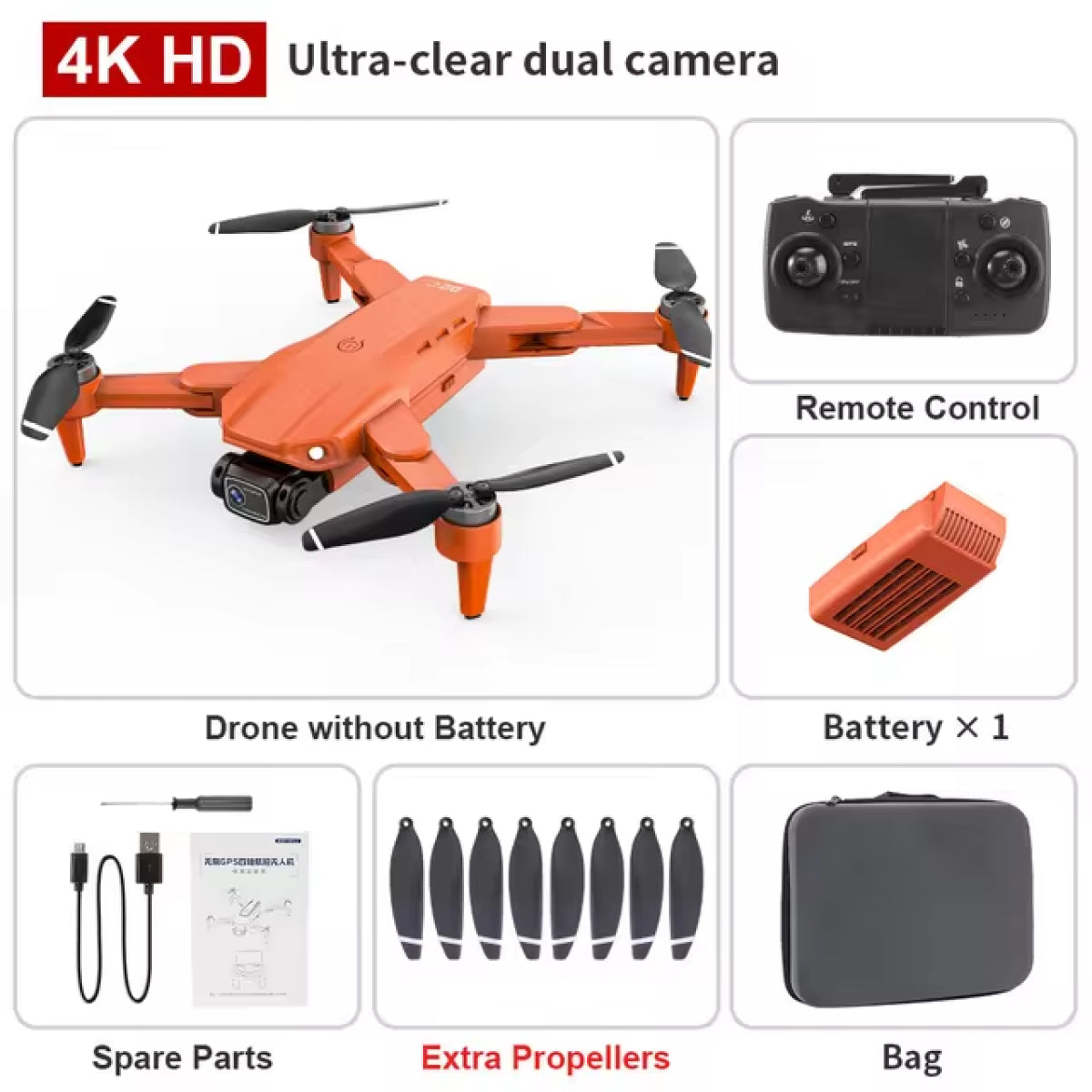 Dual-Camera Drone 4K - Professional HD Brushless Motor 5G WIFI