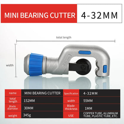 Heavy-Duty Pipe Cutter for Metal and PVC Tubing