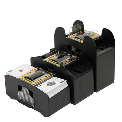 Automatic Playing Card Shuffler – Perfect for 2-6 Decks, Battery-Free Precision for Smooth, Hands-Free Gameplay