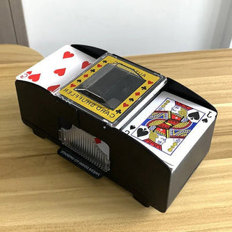 Automatic Playing Card Shuffler – Perfect for 2-6 Decks, Battery-Free Precision for Smooth, Hands-Free Gameplay