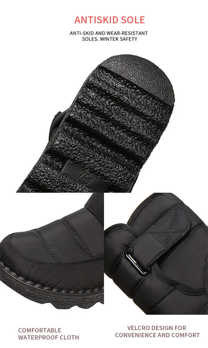 Women's waterproof, non-slip and warm snow boots