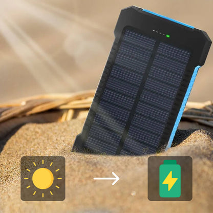 500000 MAH Solar Charger, Waterproof Power Bank, External