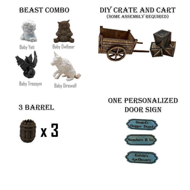 Medieval AlleyWorld Bookshelf Insert Box