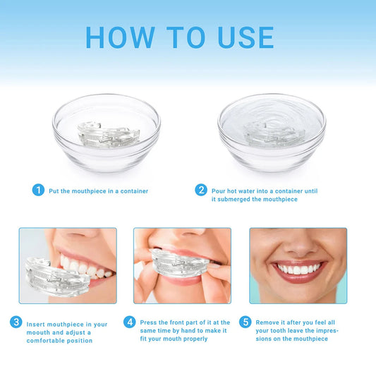 Reusable Anti Snore Mouthpiece with Storage Box