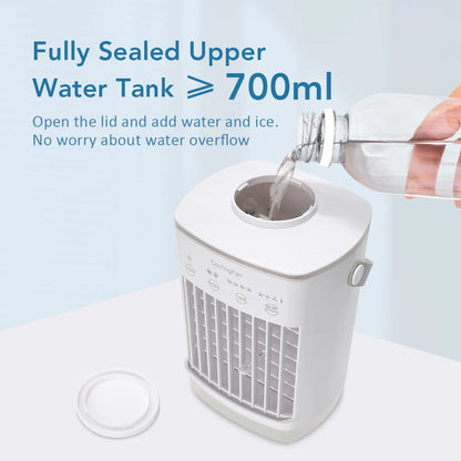 Mini Portable Aircon & Humidifier with LED