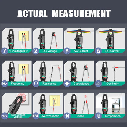 AC DC Clamp Electric Meter