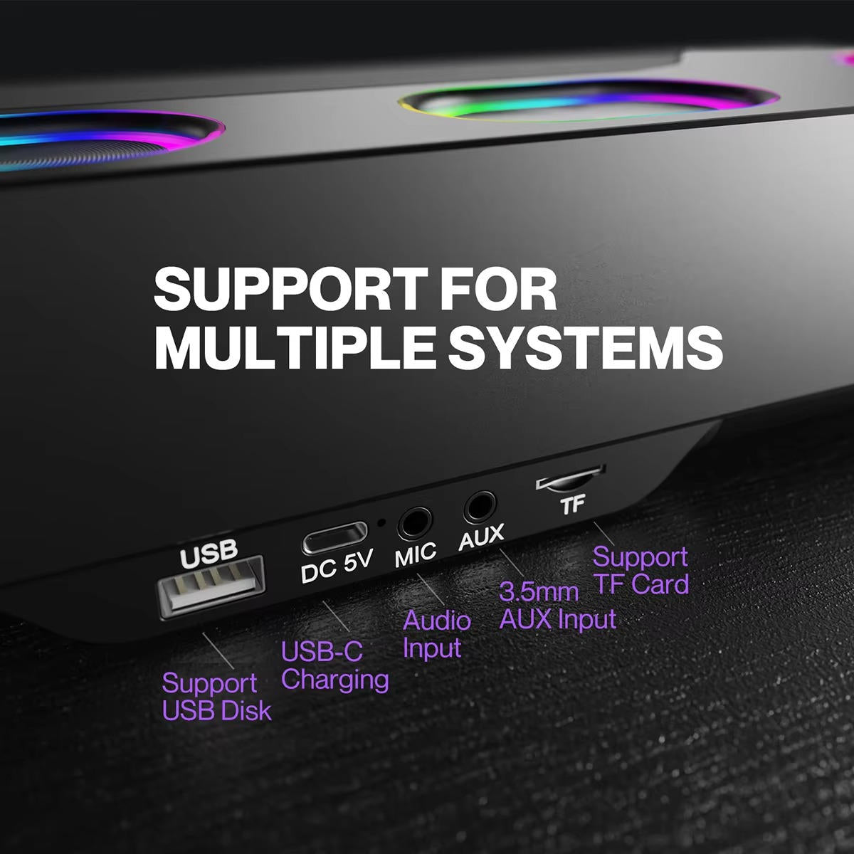 Wireless RGB Computer Speakers
