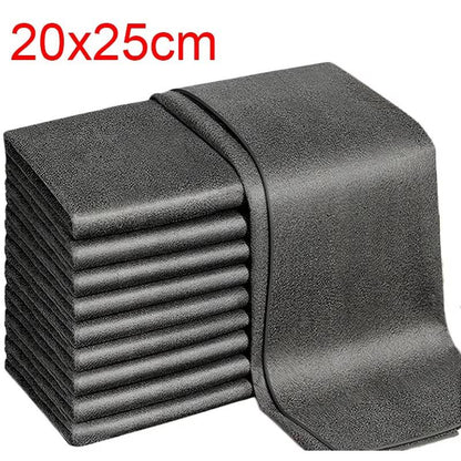 10pcs Versatile Microfiber Cloths for Windows Car Kitchen