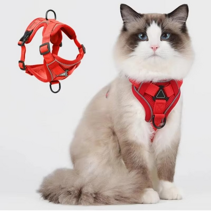 Reflective Cat Harness and Leash Set
