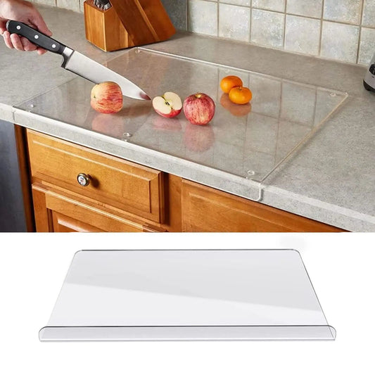 Clear Acrylic Cutting Board with Counter Lip