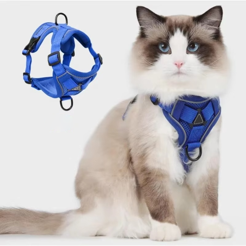 Reflective Cat Harness and Leash Set