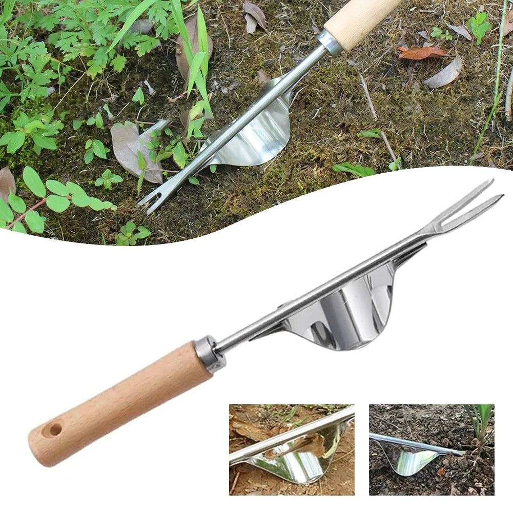 V-Shaped Weed Puller Tool with Long Handle