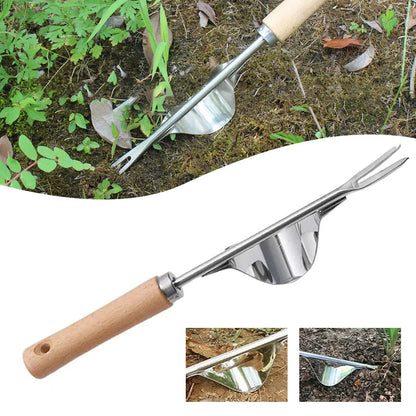 V-Shaped Weed Puller Tool with Long Handle