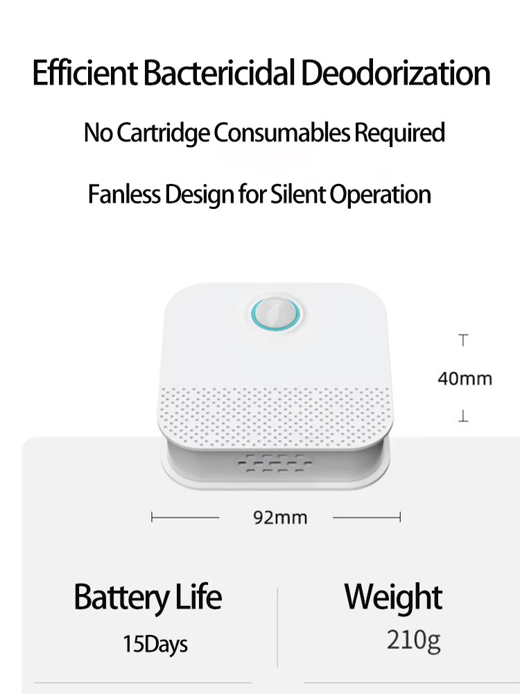 Smart Odor Purifier for Cat Litter Box