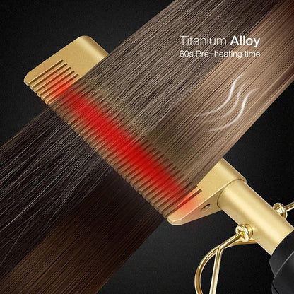 Hot Comb For Black Hair Thick And Coarse Hair